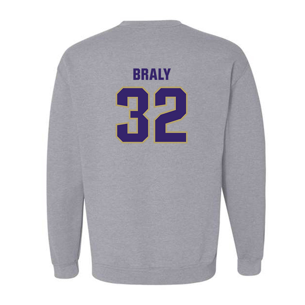JMU - NCAA Softball : Allie Braly - Classic Shersey Crewneck Sweatshirt-1