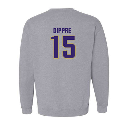 JMU - NCAA Football : Lacota Dippre - Classic Shersey Crewneck Sweatshirt-1