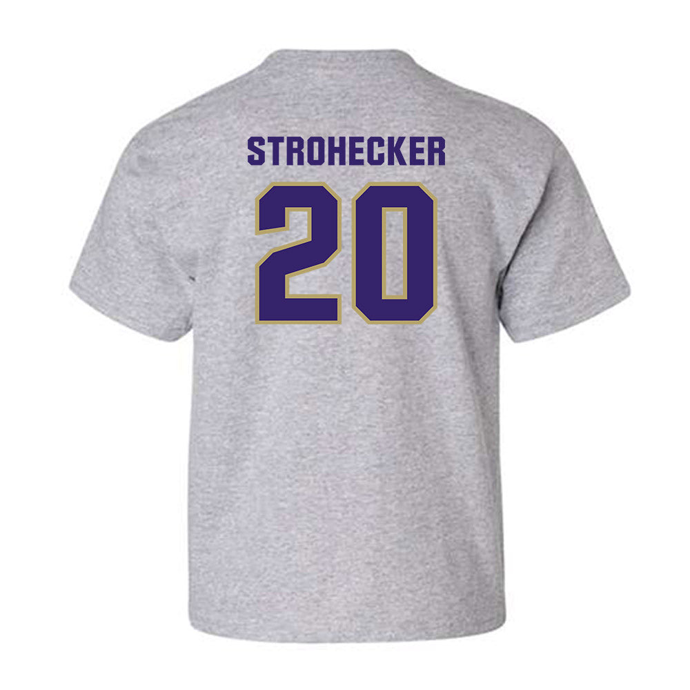 JMU - NCAA Baseball : Jonathan Strohecker - Classic Shersey Youth T-Shirt-1