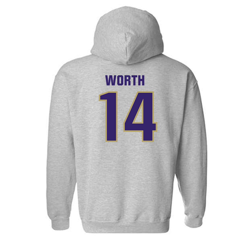 JMU - NCAA Baseball : Conner Worth - Classic Shersey Hooded Sweatshirt-1