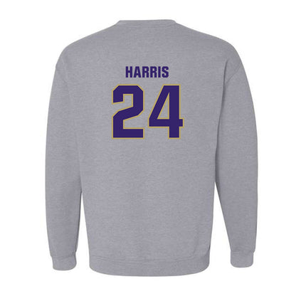 JMU - NCAA Football : Phillip Harris - Classic Shersey Crewneck Sweatshirt-1