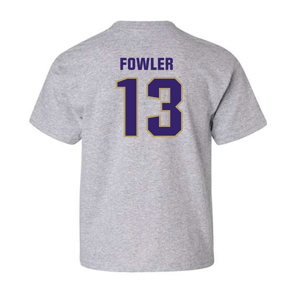 JMU - NCAA Men's Basketball : Preston Fowler - Classic Shersey Youth T-Shirt-1