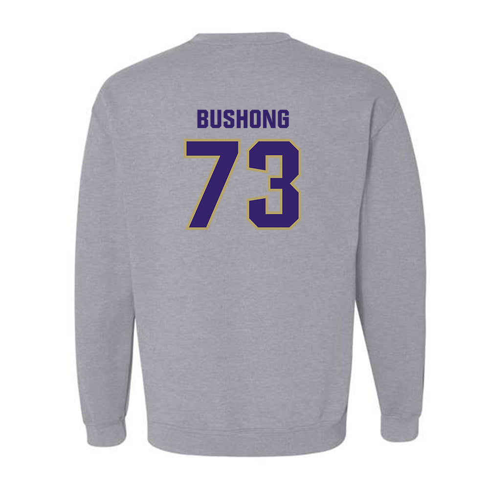 JMU - NCAA Football : Evan Bushong - Classic Shersey Crewneck Sweatshirt-1