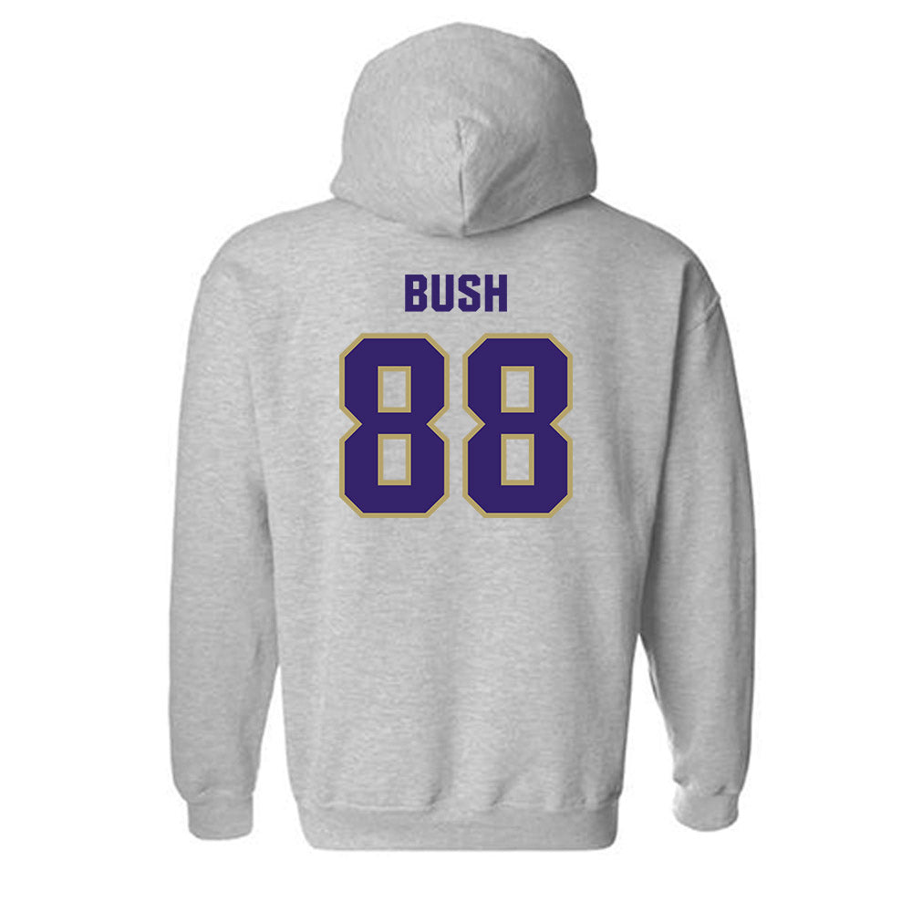 JMU - NCAA Football : Kells Bush - Classic Shersey Hooded Sweatshirt-1