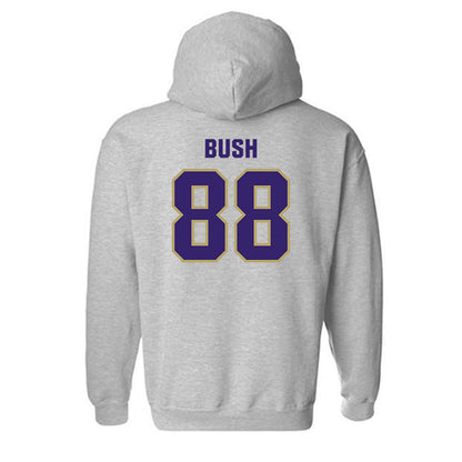 JMU - NCAA Football : Kells Bush - Classic Shersey Hooded Sweatshirt-1