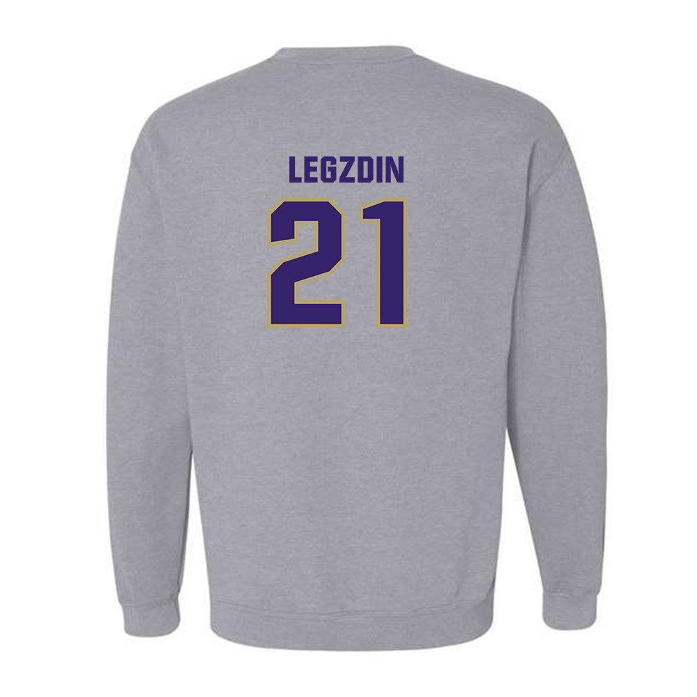 JMU - NCAA Softball : Cali Legzdin - Classic Shersey Crewneck Sweatshirt-1