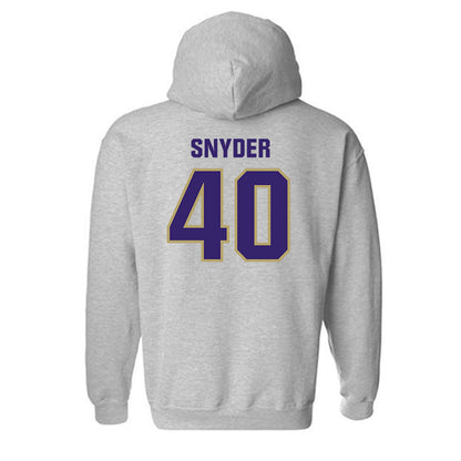 JMU - NCAA Football : Jackson Snyder - Classic Shersey Hooded Sweatshirt-1