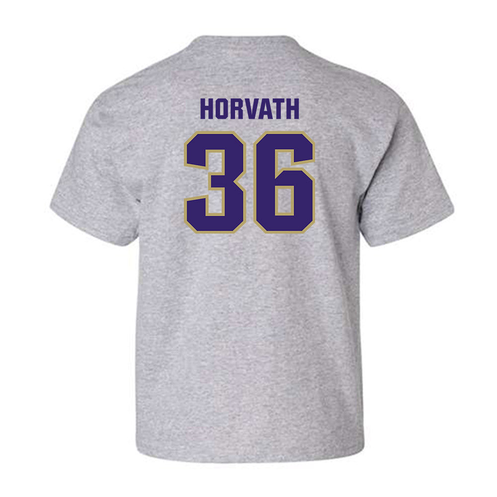JMU - NCAA Baseball : Adam Horvath - Classic Shersey Youth T-Shirt-1