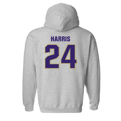 JMU - NCAA Football : Phillip Harris - Classic Shersey Hooded Sweatshirt-1