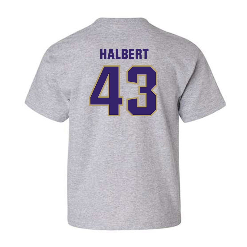 JMU - NCAA Football : Miles Halbert - Classic Shersey Youth T-Shirt-1