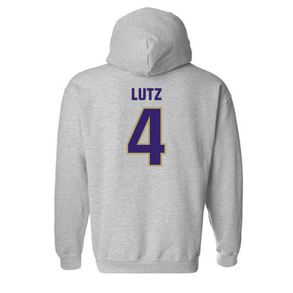 JMU - NCAA Baseball : Tyler Lutz - Classic Shersey Hooded Sweatshirt-1