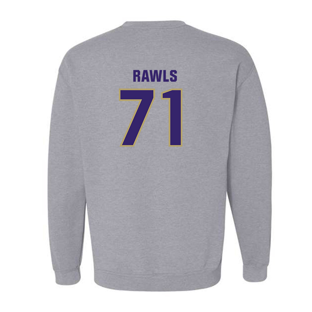 JMU - NCAA Football : Deacon Rawls - Classic Shersey Crewneck Sweatshirt-1