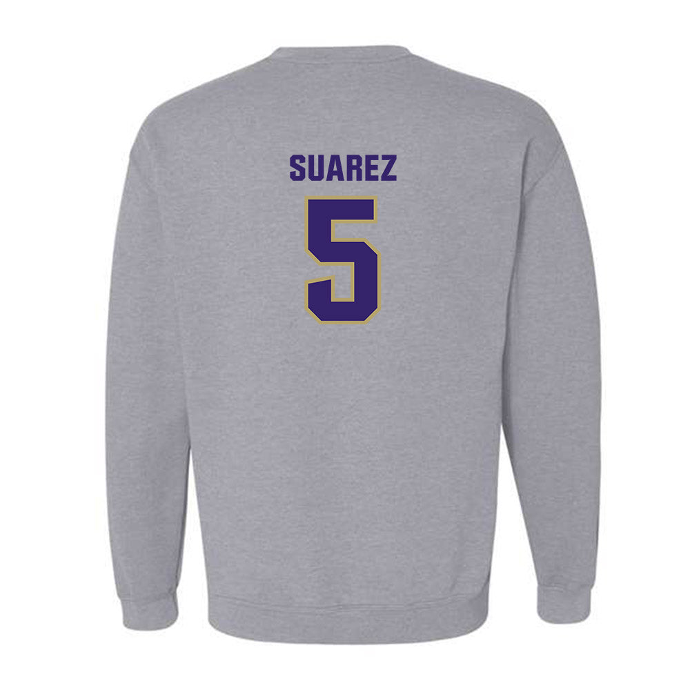 JMU - NCAA Football : Morgan Suarez - Classic Shersey Crewneck Sweatshirt-1