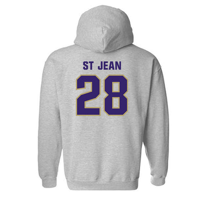 JMU - NCAA Softball : Lisey St Jean - Classic Shersey Hooded Sweatshirt-1
