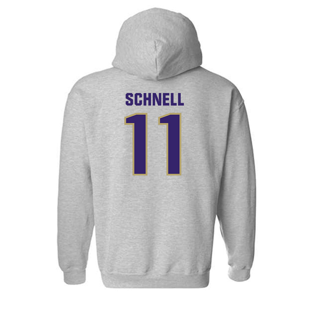 JMU - NCAA Women's Volleyball : Sarah Schnell - Classic Shersey Hooded Sweatshirt-1