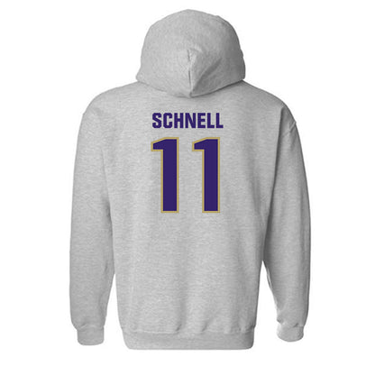JMU - NCAA Women's Volleyball : Sarah Schnell - Classic Shersey Hooded Sweatshirt-1