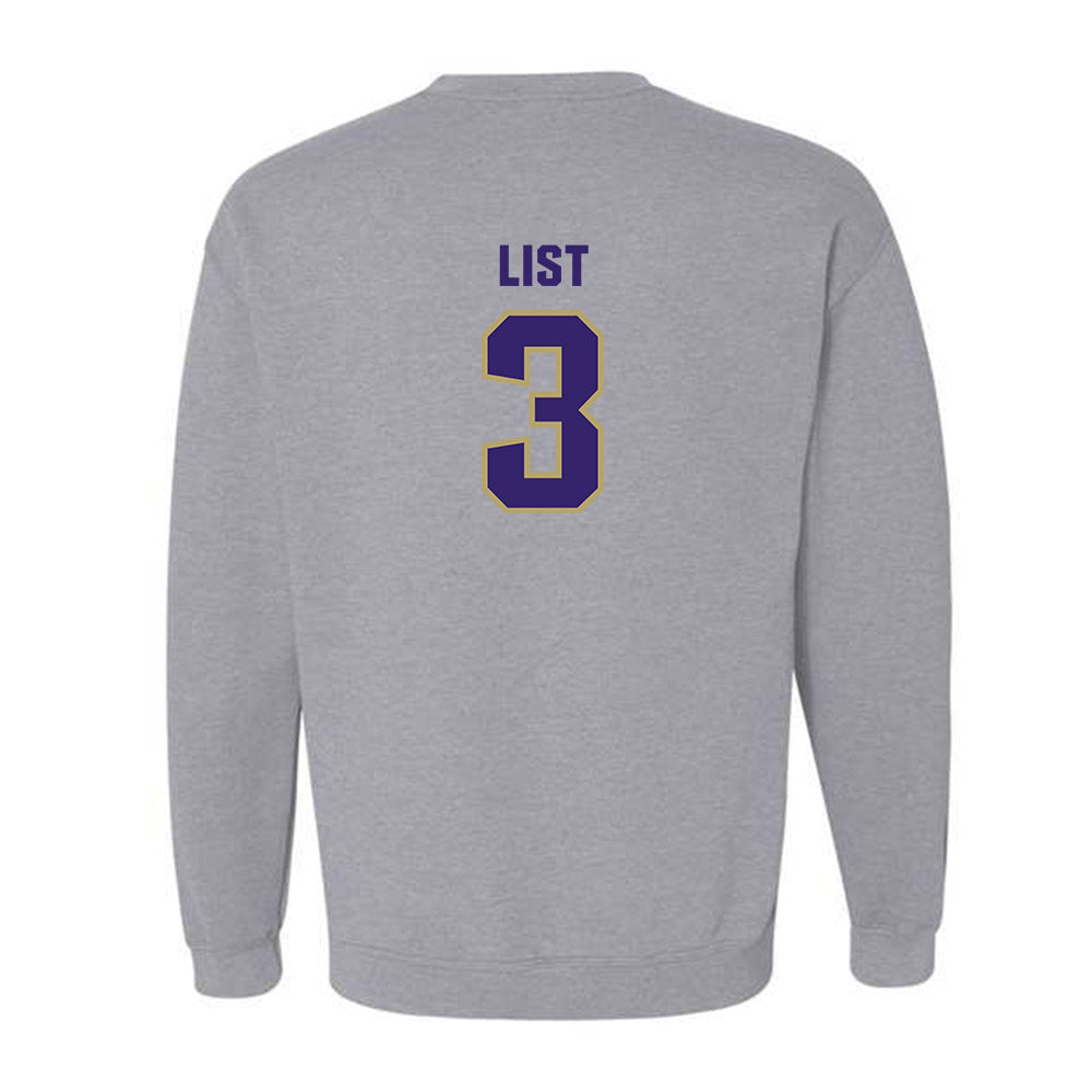 JMU - NCAA Softball : Payton List - Classic Shersey Crewneck Sweatshirt-1