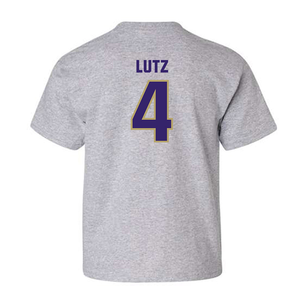 JMU - NCAA Baseball : Tyler Lutz - Classic Shersey Youth T-Shirt-1