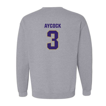JMU - NCAA Baseball : Cameron Aycock - Classic Shersey Crewneck Sweatshirt-1