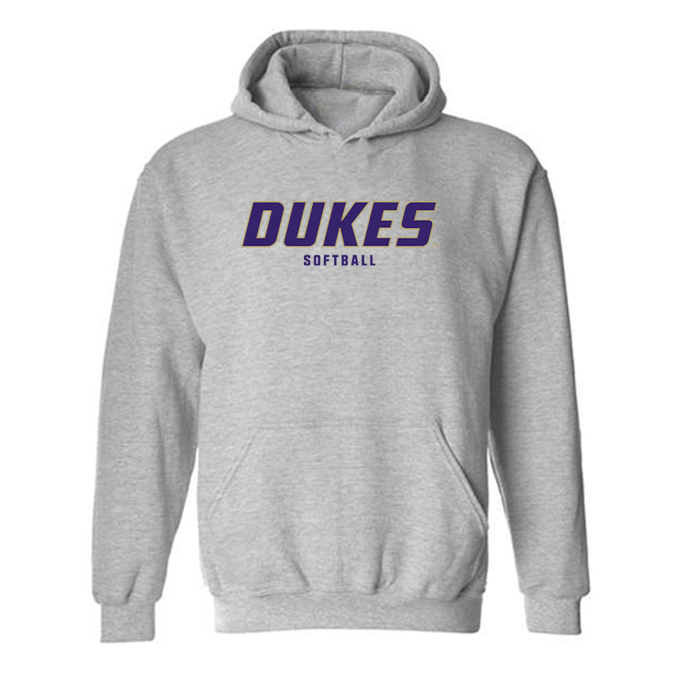 JMU - NCAA Softball : Madalyn Johnson - Classic Shersey Hooded Sweatshirt-0