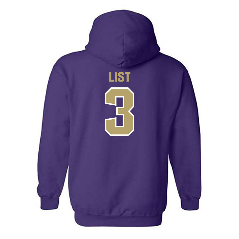 JMU - NCAA Softball : Payton List - Classic Shersey Hooded Sweatshirt-1