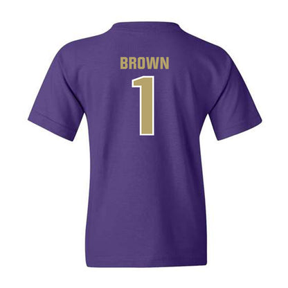 JMU - NCAA Men's Basketball : Xavier Brown - Classic Shersey Youth T-Shirt