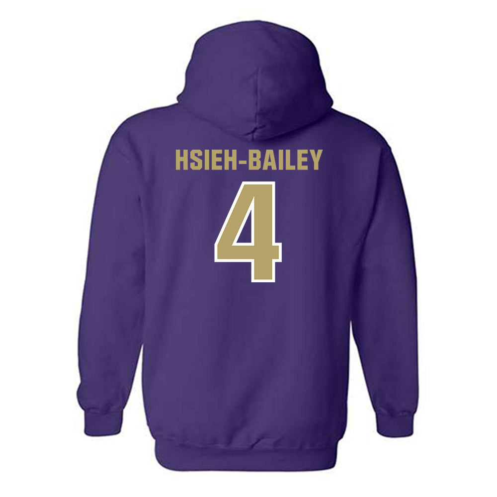 JMU - NCAA Men's Soccer : Jai Hsieh-Bailey - Classic Shersey Hooded Sweatshirt-1