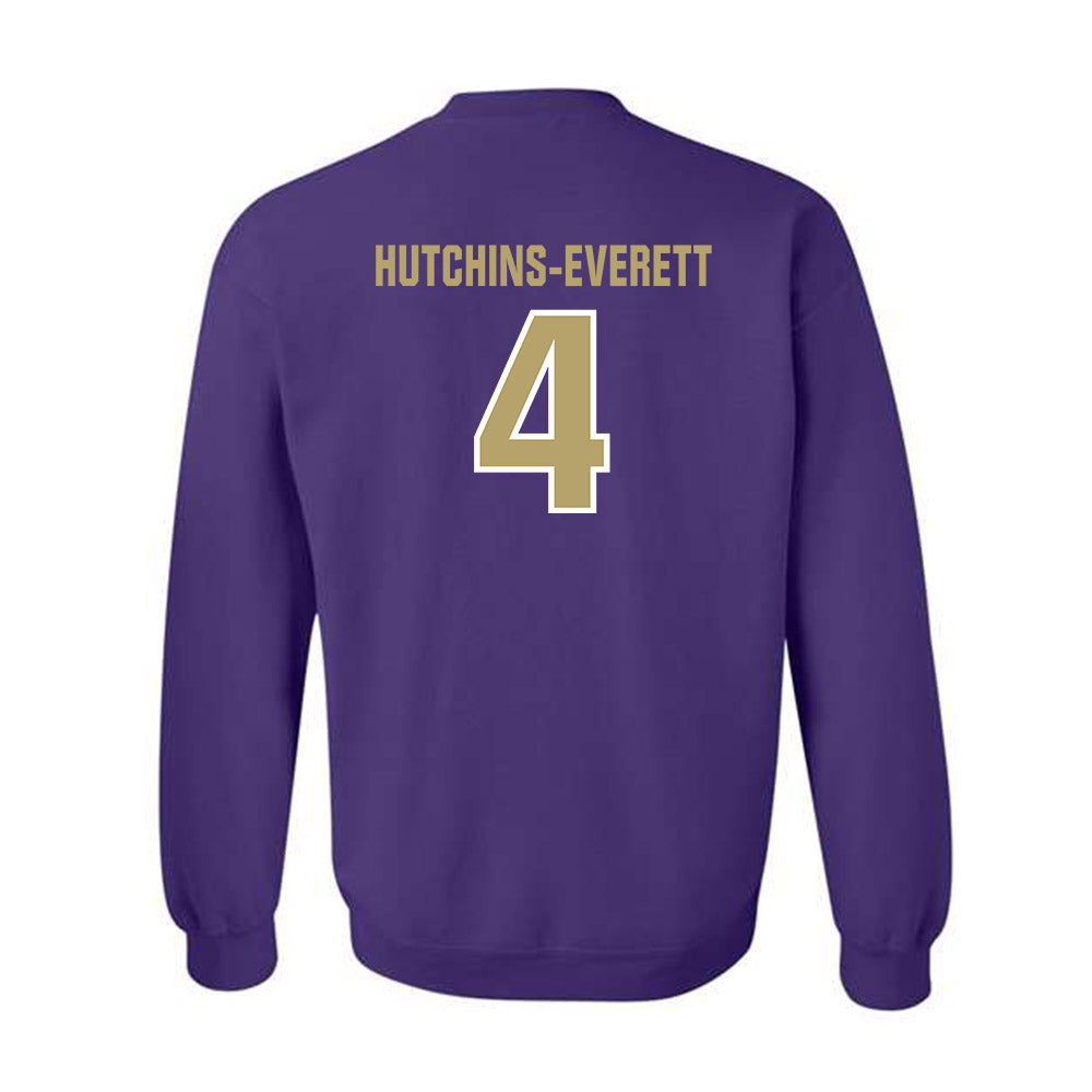 JMU - NCAA Men's Basketball : Elijah Hutchins-Everett - Classic Shersey Crewneck Sweatshirt-1