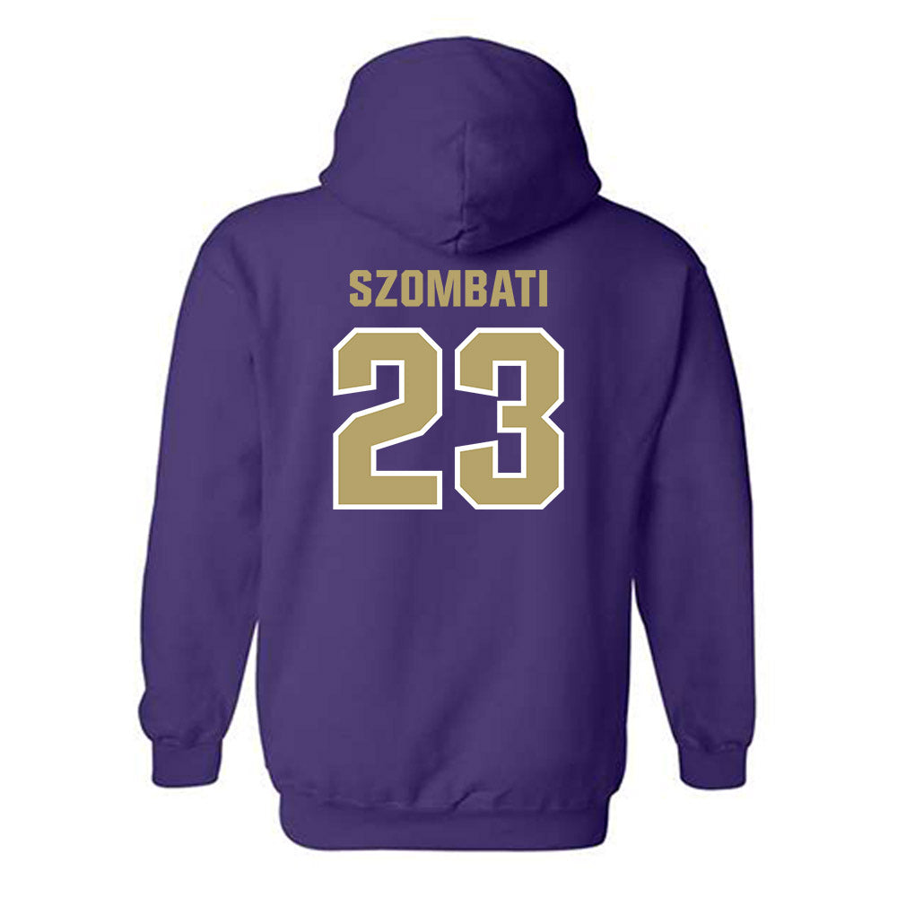 JMU - NCAA Women's Soccer : Kata Szombati - Classic Shersey Hooded Sweatshirt-1
