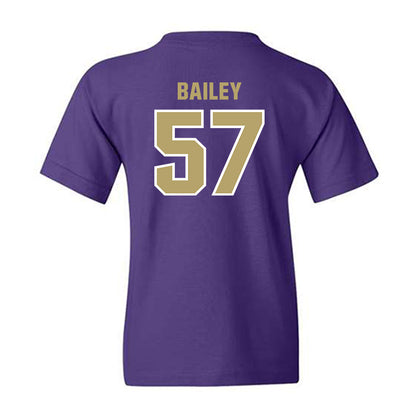 JMU - NCAA Football : Jacob Bailey - Classic Shersey Youth T-Shirt-1