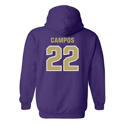 JMU - NCAA Baseball : Trey Campos - Classic Shersey Hooded Sweatshirt-1