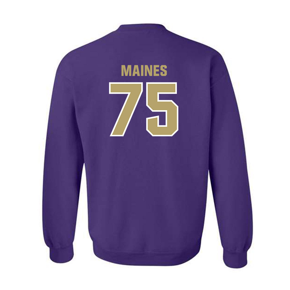 JMU - NCAA Football : Wyatt Maines - Classic Shersey Crewneck Sweatshirt-1