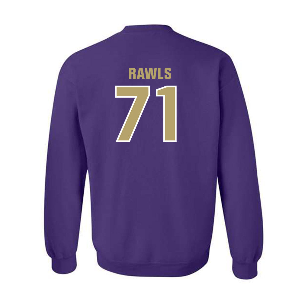 JMU - NCAA Football : Deacon Rawls - Classic Shersey Crewneck Sweatshirt-1