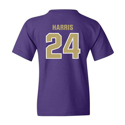 JMU - NCAA Football : Phillip Harris - Classic Shersey Youth T-Shirt-1