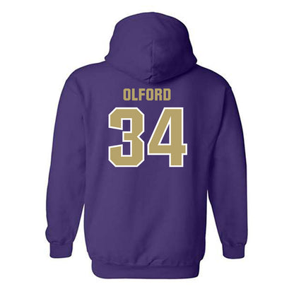 JMU - NCAA Football : Jamal Olford - Classic Shersey Hooded Sweatshirt-1