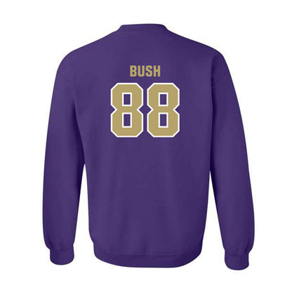 JMU - NCAA Football : Kells Bush - Classic Shersey Crewneck Sweatshirt-1
