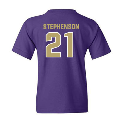 JMU - NCAA Women's Basketball : Zakiya Stephenson - Classic Shersey Youth T-Shirt-1