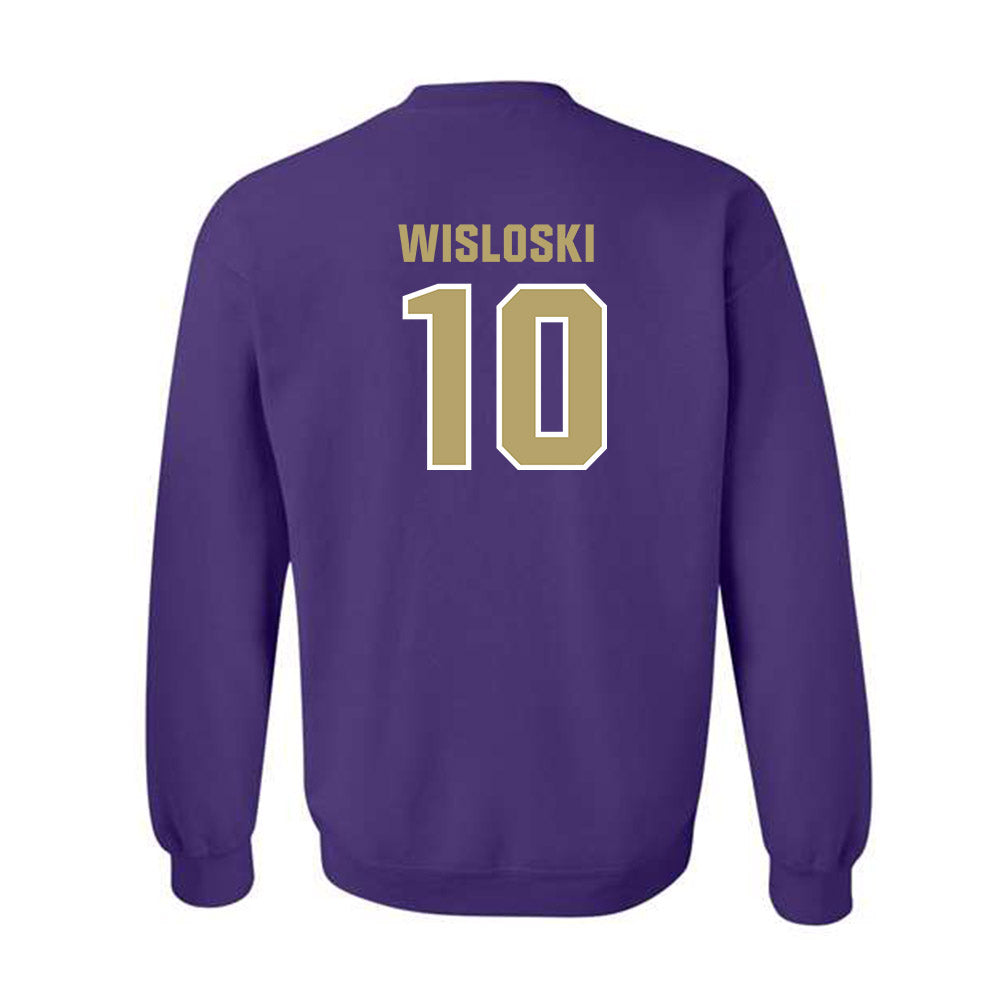 JMU - NCAA Football : Braeden Wisloski - Classic Shersey Crewneck Sweatshirt-1