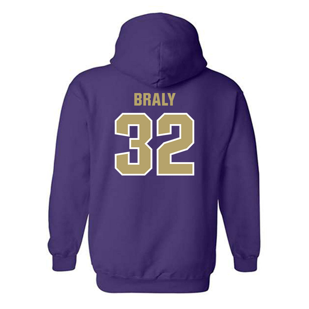 JMU - NCAA Softball : Allie Braly - Classic Shersey Hooded Sweatshirt-1