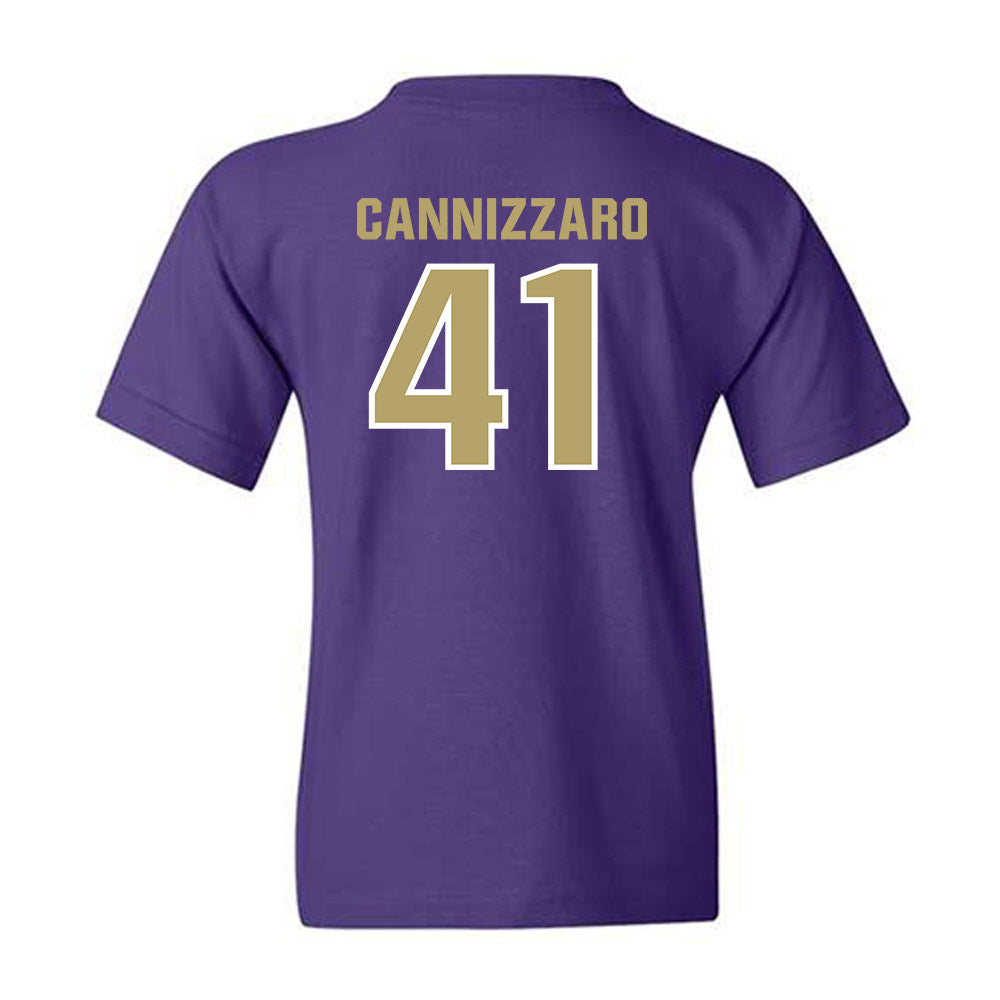 JMU - NCAA Baseball : Jack Cannizzaro - Classic Shersey Youth T-Shirt-1