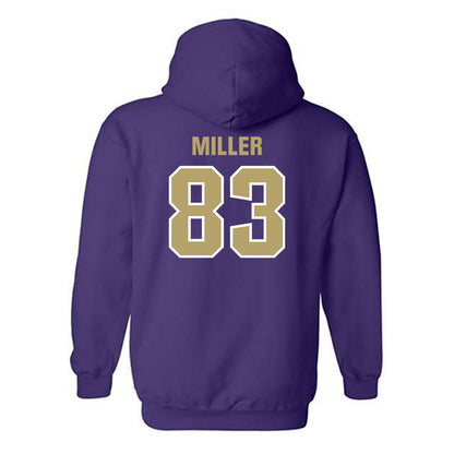 JMU - NCAA Football : Chase Miller - Classic Shersey Hooded Sweatshirt-1