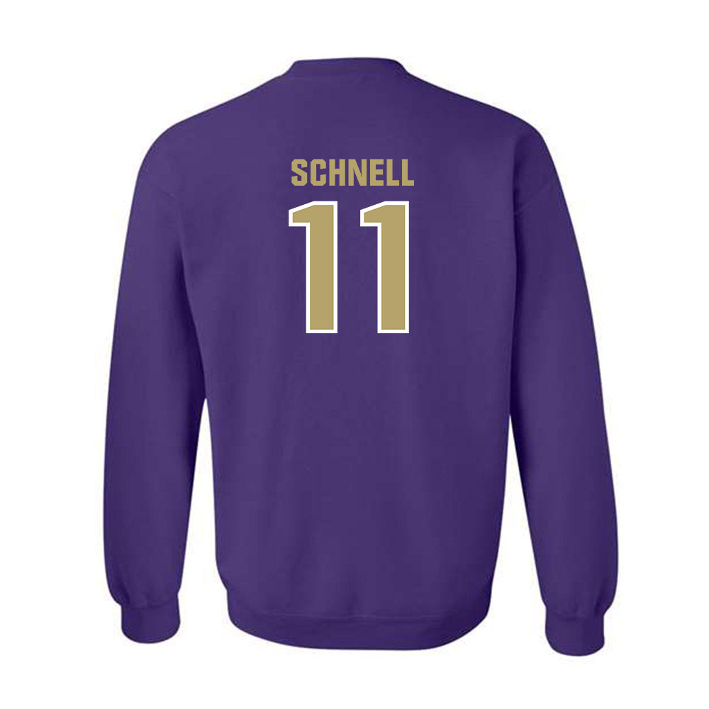 JMU - NCAA Women's Volleyball : Sarah Schnell - Classic Shersey Crewneck Sweatshirt-1