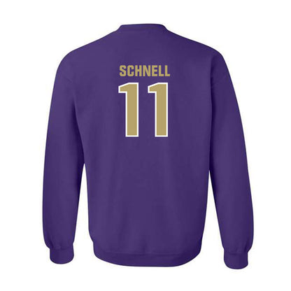 JMU - NCAA Women's Volleyball : Sarah Schnell - Classic Shersey Crewneck Sweatshirt-1