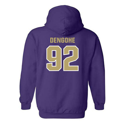 JMU - NCAA Football : Darold DeNgohe - Classic Shersey Hooded Sweatshirt-1