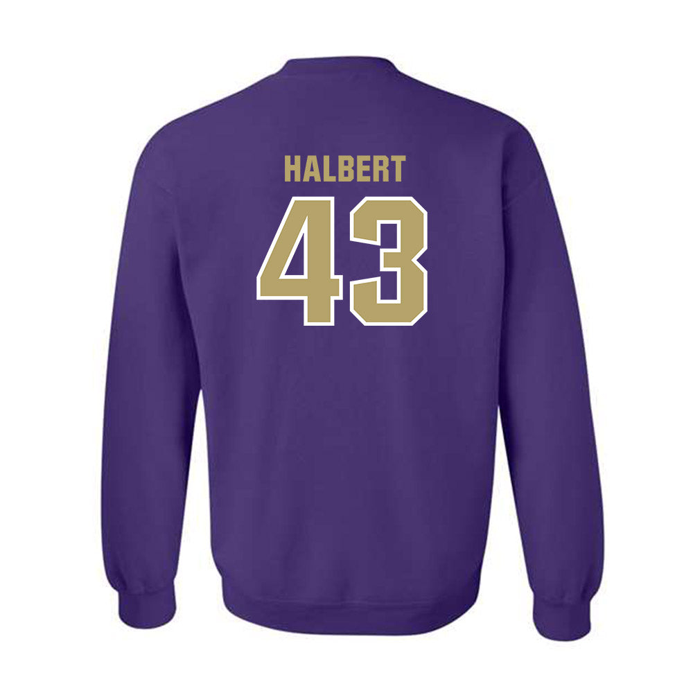 JMU - NCAA Football : Miles Halbert - Classic Shersey Crewneck Sweatshirt-1