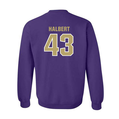 JMU - NCAA Football : Miles Halbert - Classic Shersey Crewneck Sweatshirt-1