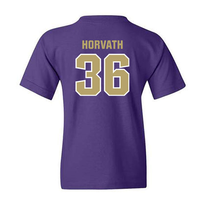 JMU - NCAA Baseball : Adam Horvath - Classic Shersey Youth T-Shirt-1