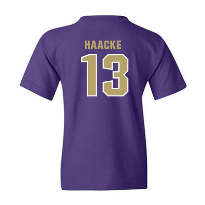 JMU - NCAA Baseball : Will Haacke - Classic Shersey Youth T-Shirt-1