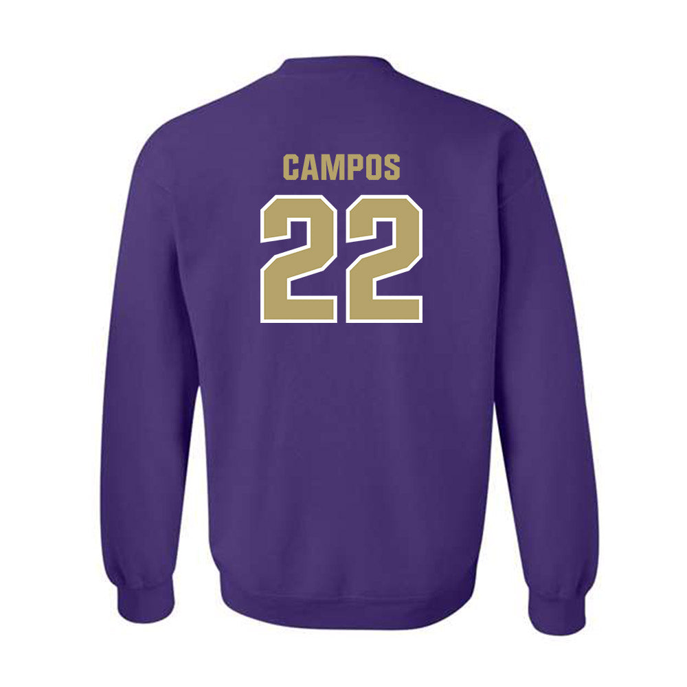 JMU - NCAA Baseball : Trey Campos - Classic Shersey Crewneck Sweatshirt-1