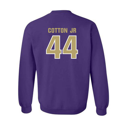 JMU - NCAA Football : DJ Cotton Jr - Classic Shersey Crewneck Sweatshirt-1